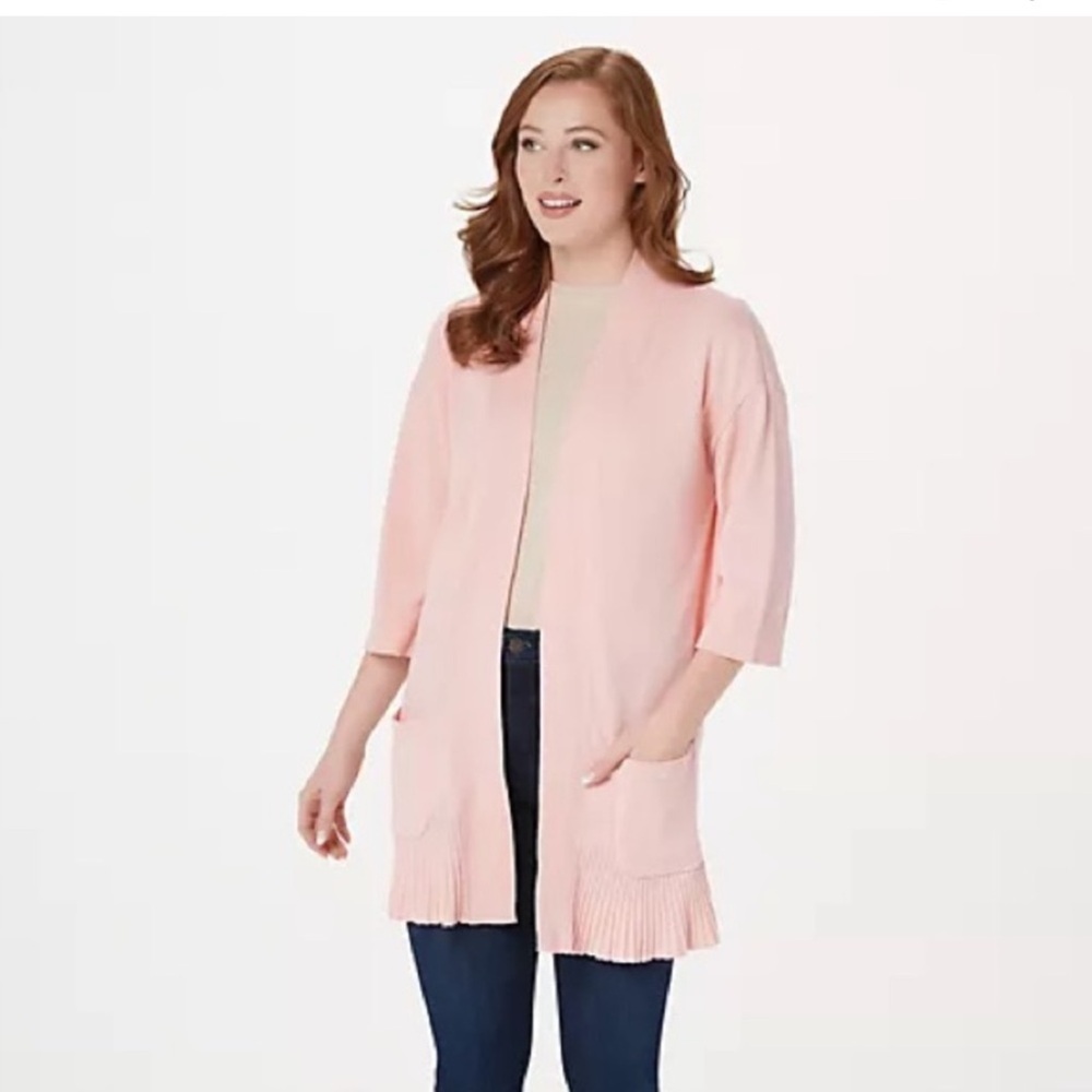 26. Isaac Mizrahi Cardigan Pink
